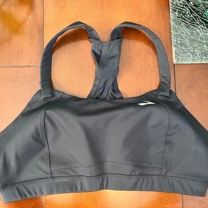 Brooks Racerback Sports Bra 40D Black